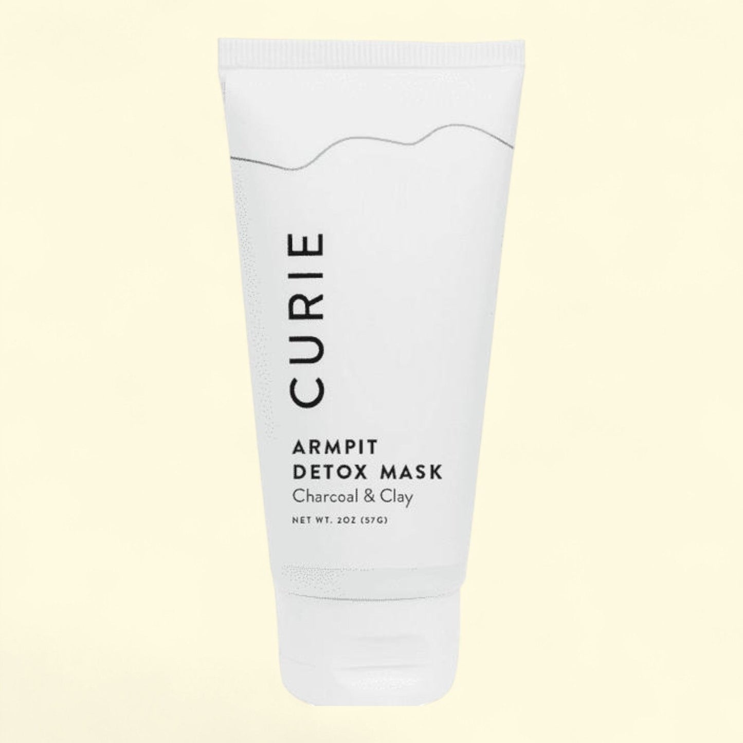 Curie Clay Armpit Deodorant Detox Purifying Mask, 2 oz