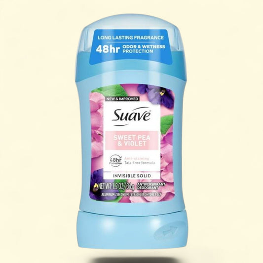 Suave Antiperspirant Deodorant For Women, Sweet Pea & Violet, 1.2 oz