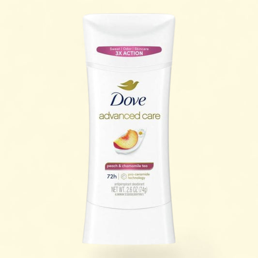 Dove Antiperspirant Deodorant Stick Peach & Chamomile Tea, 2.6 oz