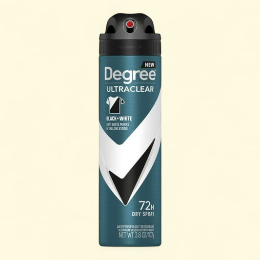 Degree Men Ultra Clear Dry Spray Antiperspirant Deodorant, Woody, 3.8 oz