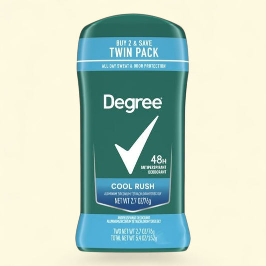 Degree Men Antiperspirant Deodorant Cool Rush, 2.7oz Twin Pack