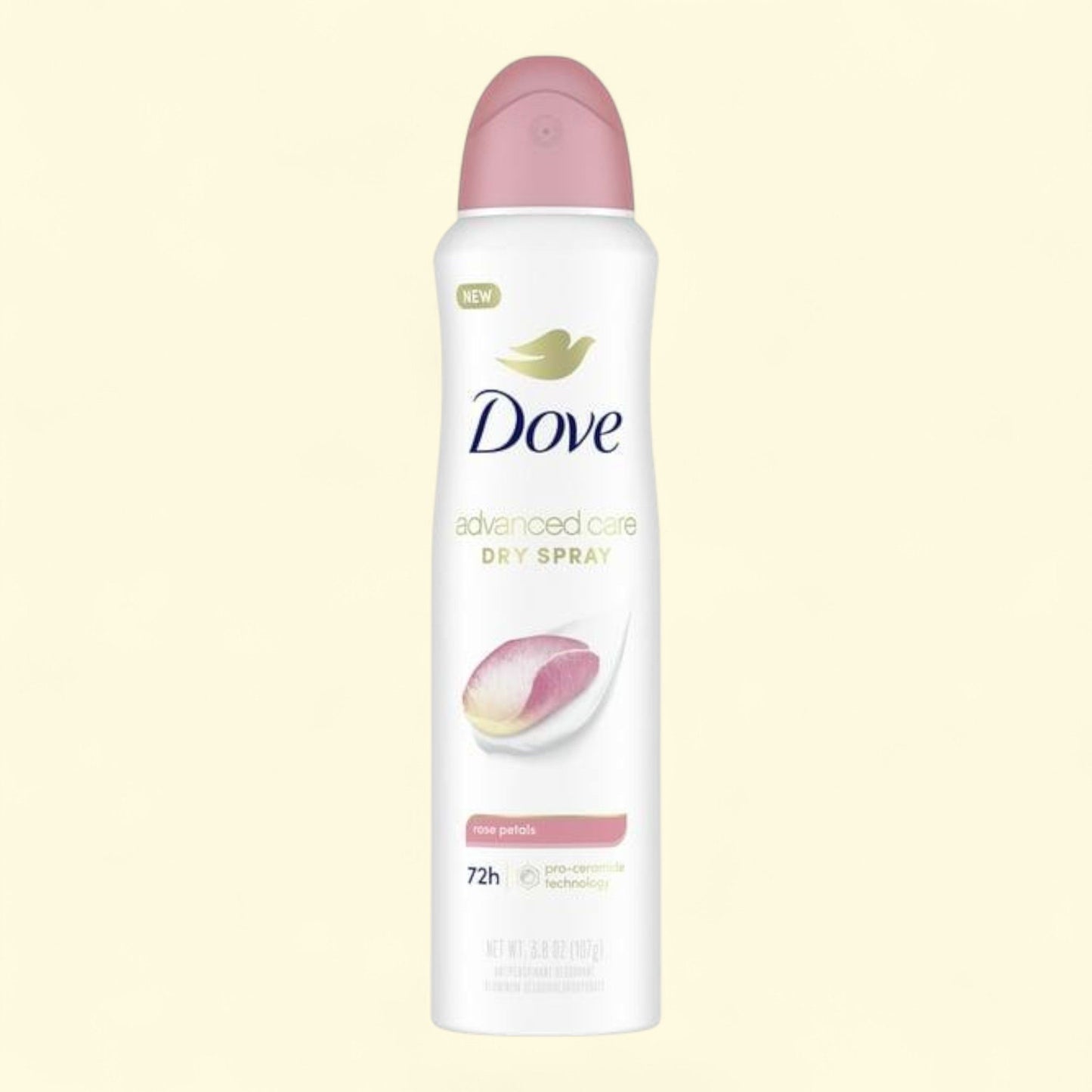 Dove Advanced Care Women's Antiperspirant Deodorant Dry Spray, Rose Petals, 3.8 oz