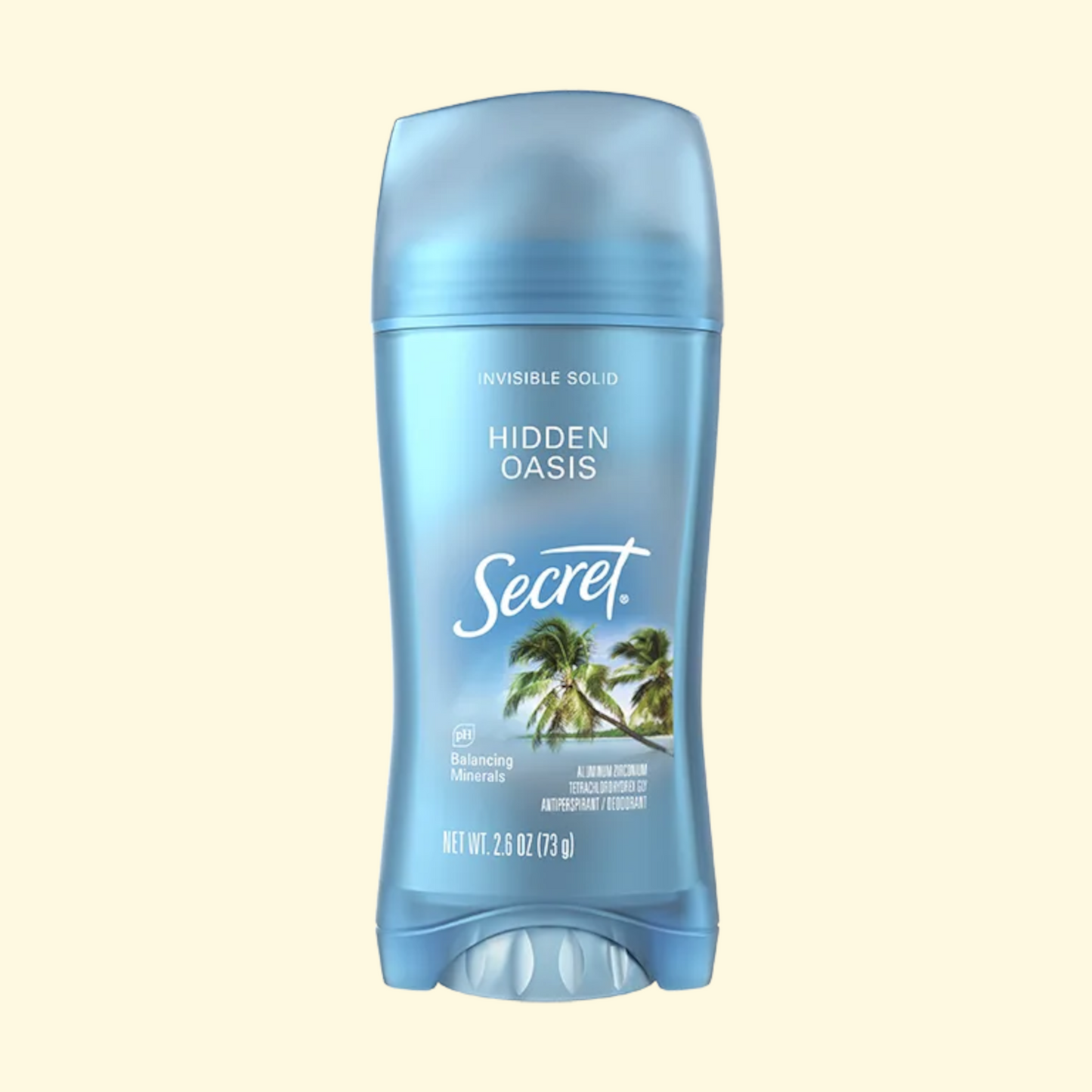 Secret Fresh Invisible Solid Antiperspirant & Deodorant, Hidden Oasis, 2.6oz