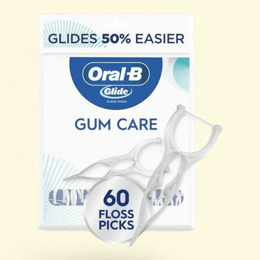 Oral-B Glide Gum Care Dental Floss Picks, 60 Picks