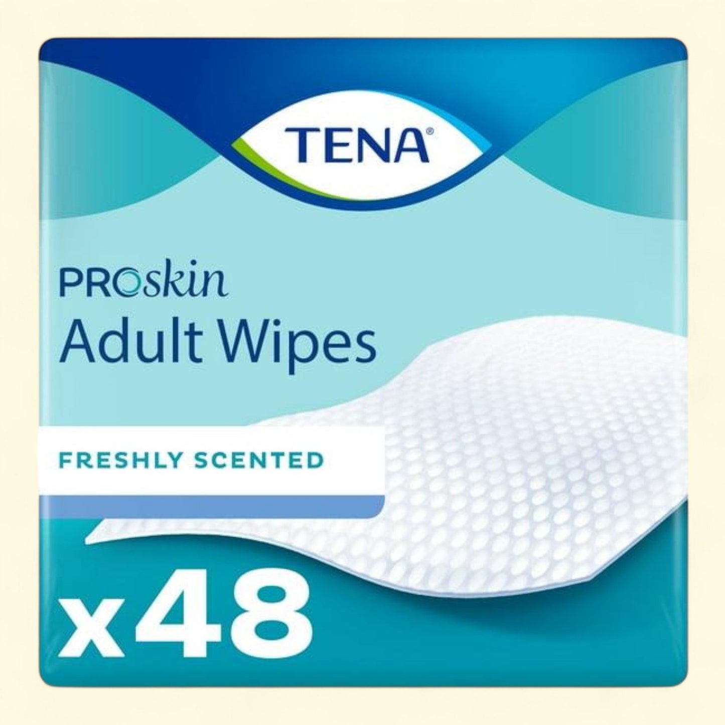 Tena ProSkin Ultra Adult Wipes, 48 Count