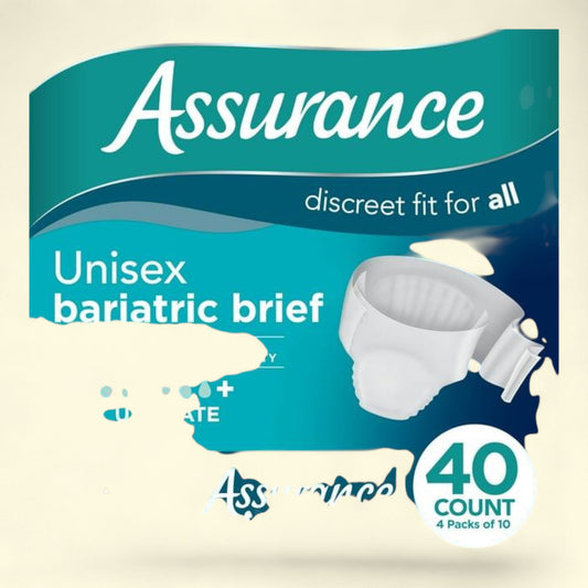 Assurance Incontinence Briefs, Bariatric 40 Count
