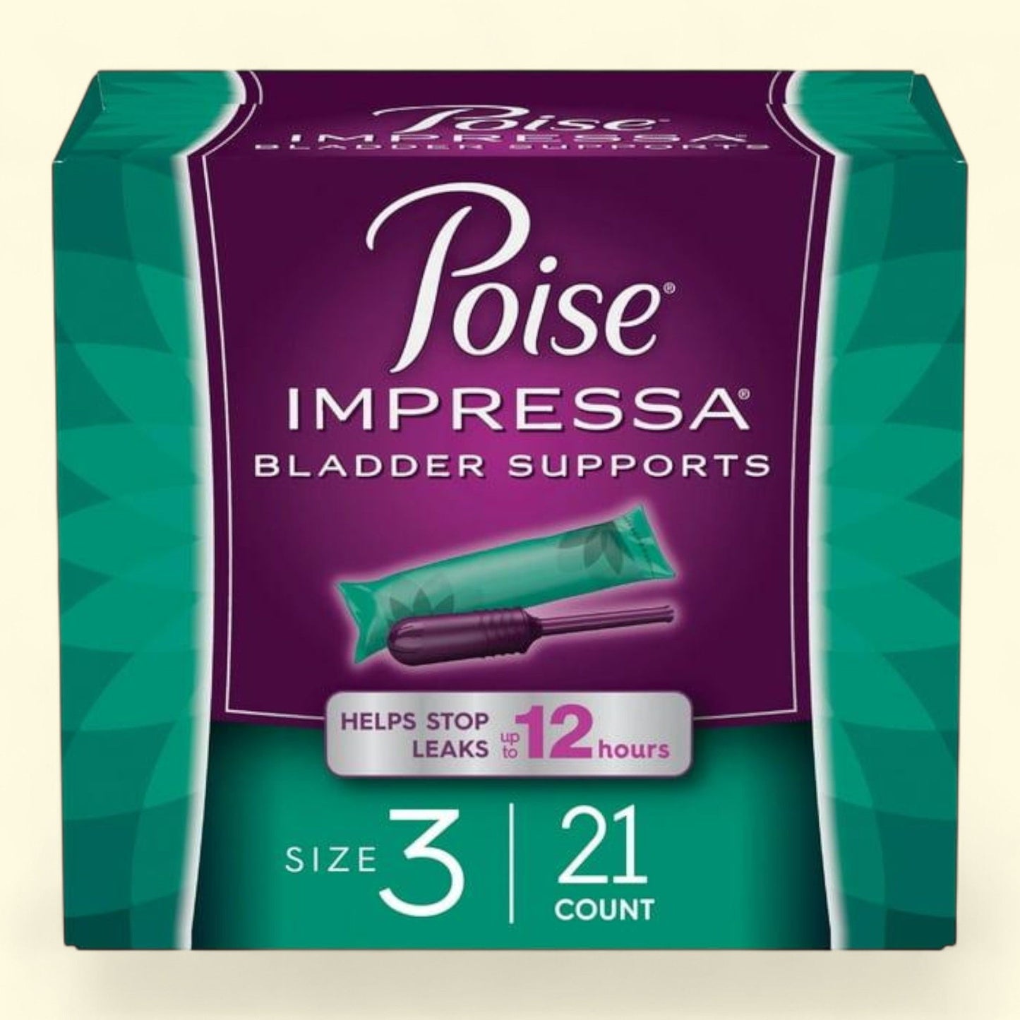 Poise Impressa Incontinence Bladder Support, Size 3, 21 Count — authentic US product shipped worldwide by Treatspree