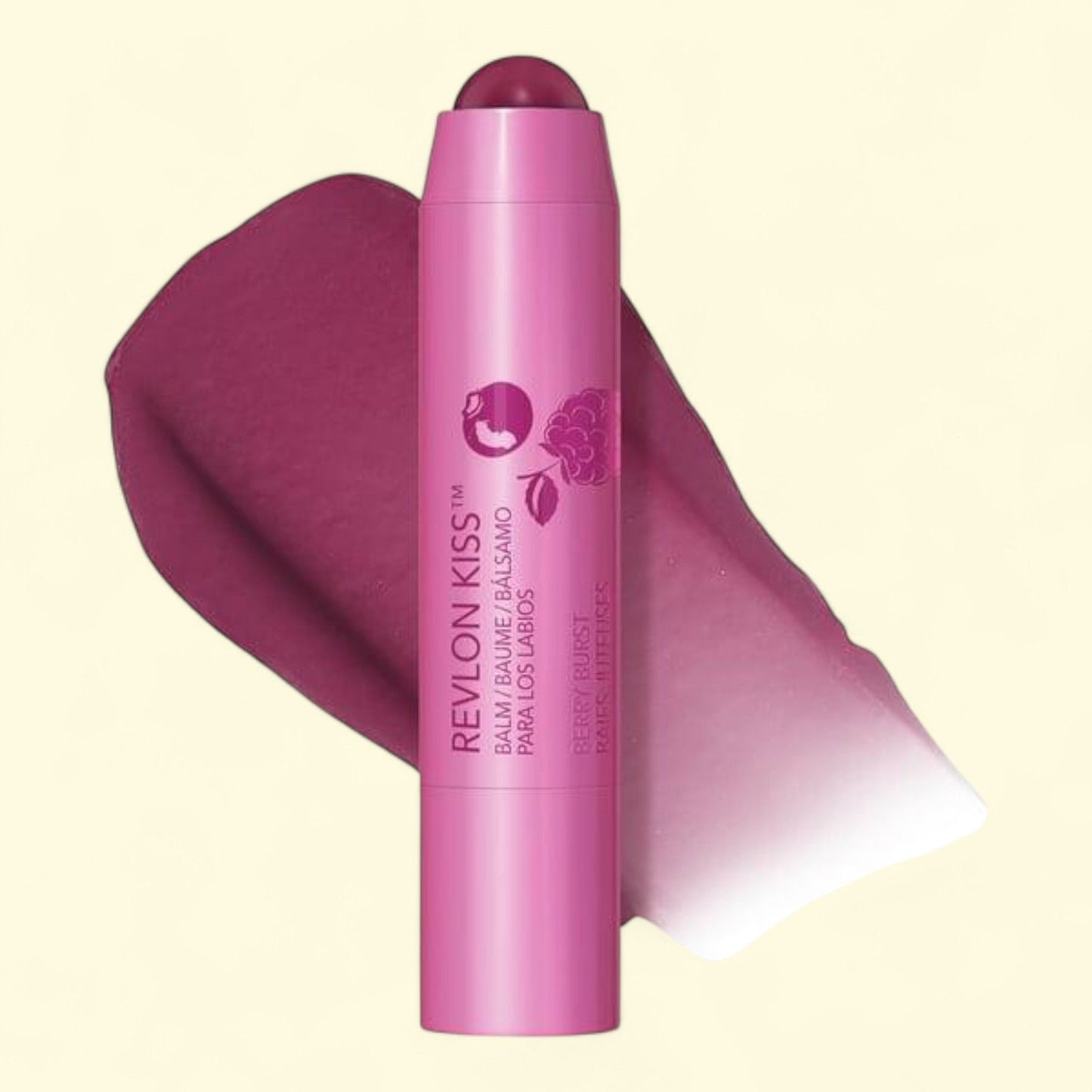 Revlon Kiss Hydrating Lip Balm, Berry Burst, 0.09 oz