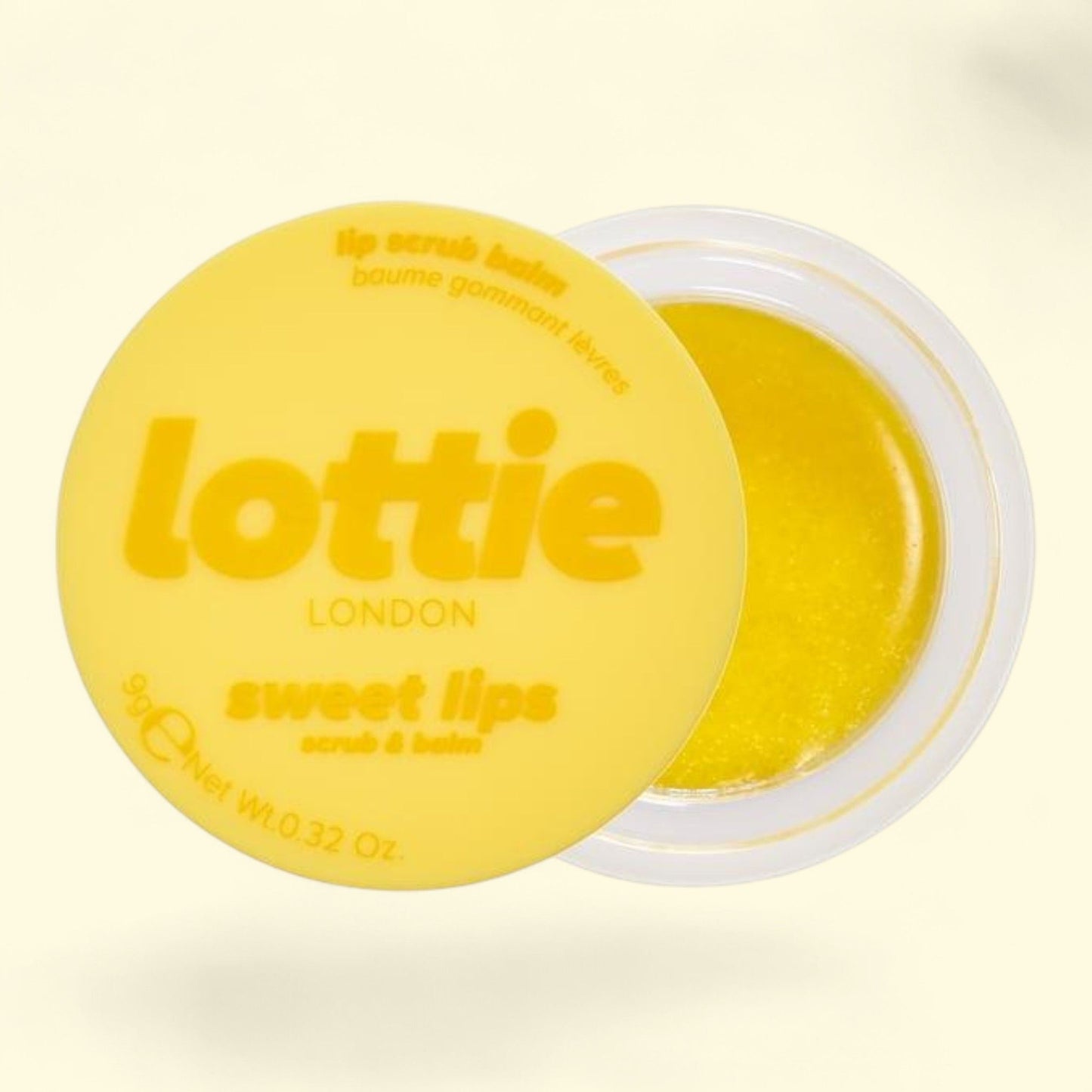 Lottie London Sweet Lips Balm & Scrub, Mango Sorbet, 9g