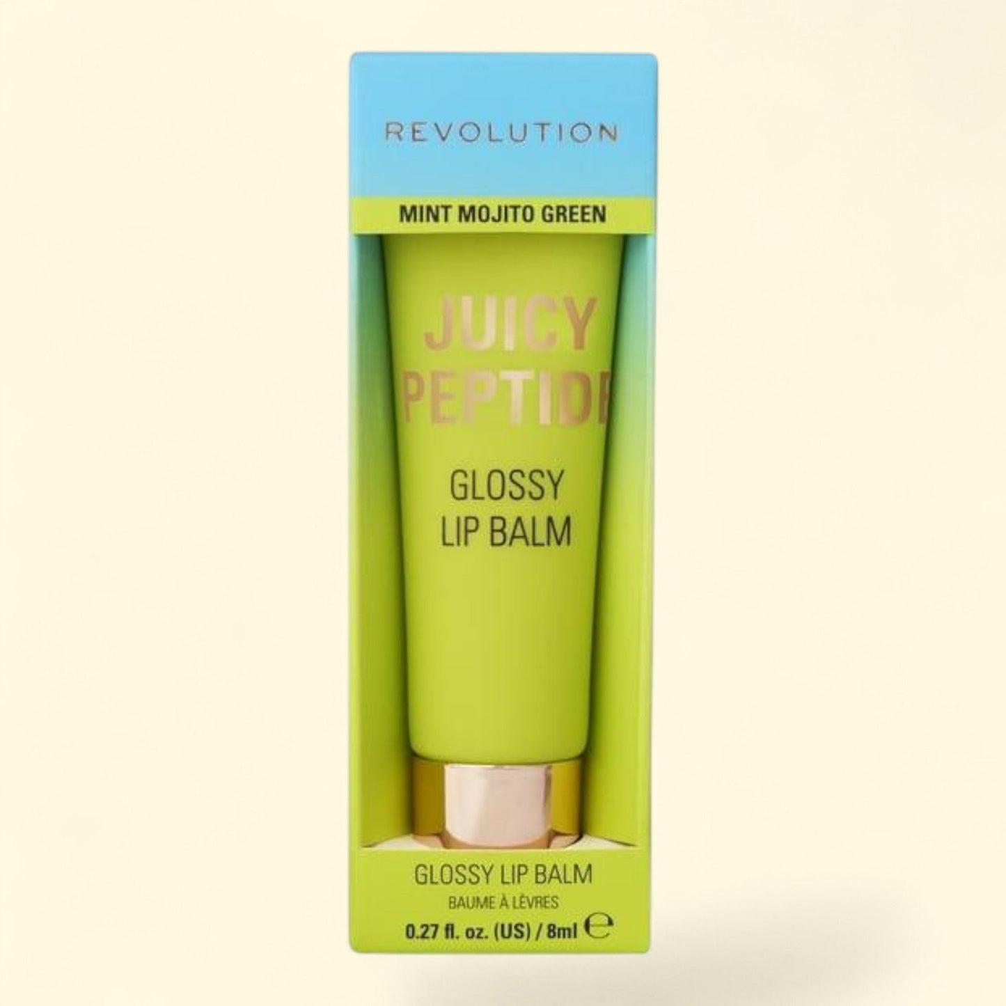 Revolution Juicy Peptide Lip Balm, Mint Mojito Green, Size 0.27 fl oz
