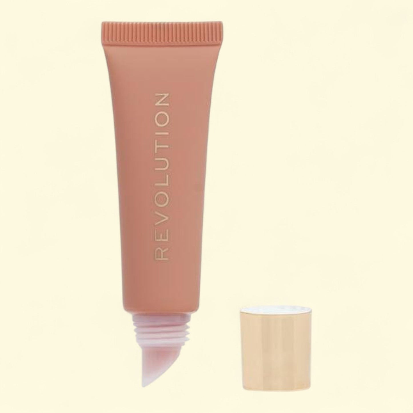 Revolution Juicy Peptide Lip Balm, Nude Spice 1 count