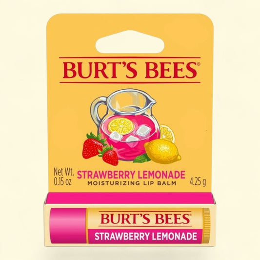 Burt's Bees Lip Balm, Strawberry Lemonade, 1 Tube