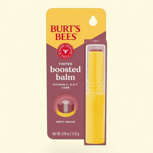 Burt's Bees Tinted Lip Balm, Misty Mauve, 1 Tube