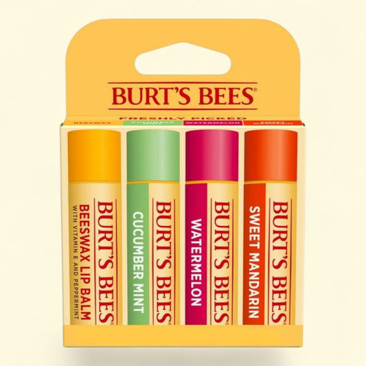 Burt's Bees Lip Balm Pack, 4 ct, 0.15 oz.