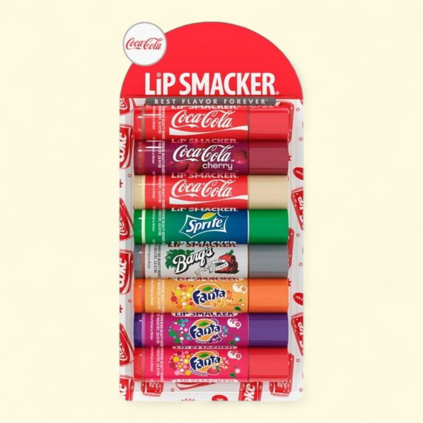 Lip Smacker Coca Cola Lip Balm Party Pack, Multi-Flavor 8 count