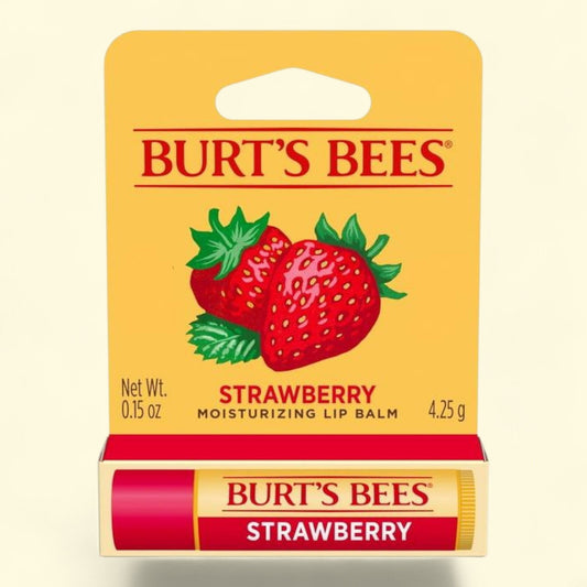 Burt's Bees Lip Balm, Strawberry, 0.15 oz