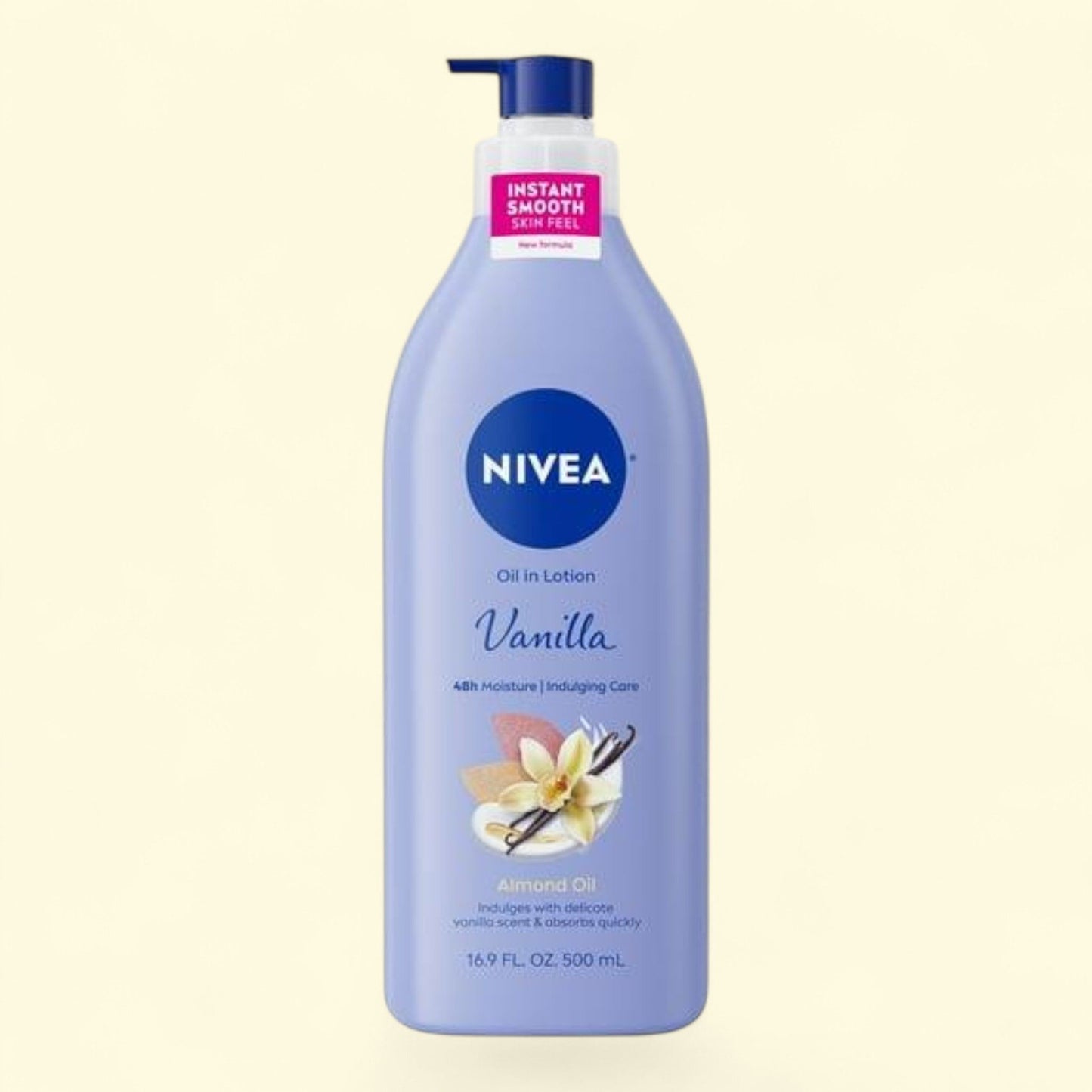 NIVEA Body Lotion, Vanilla and Almond Oil, 16.9 fl oz