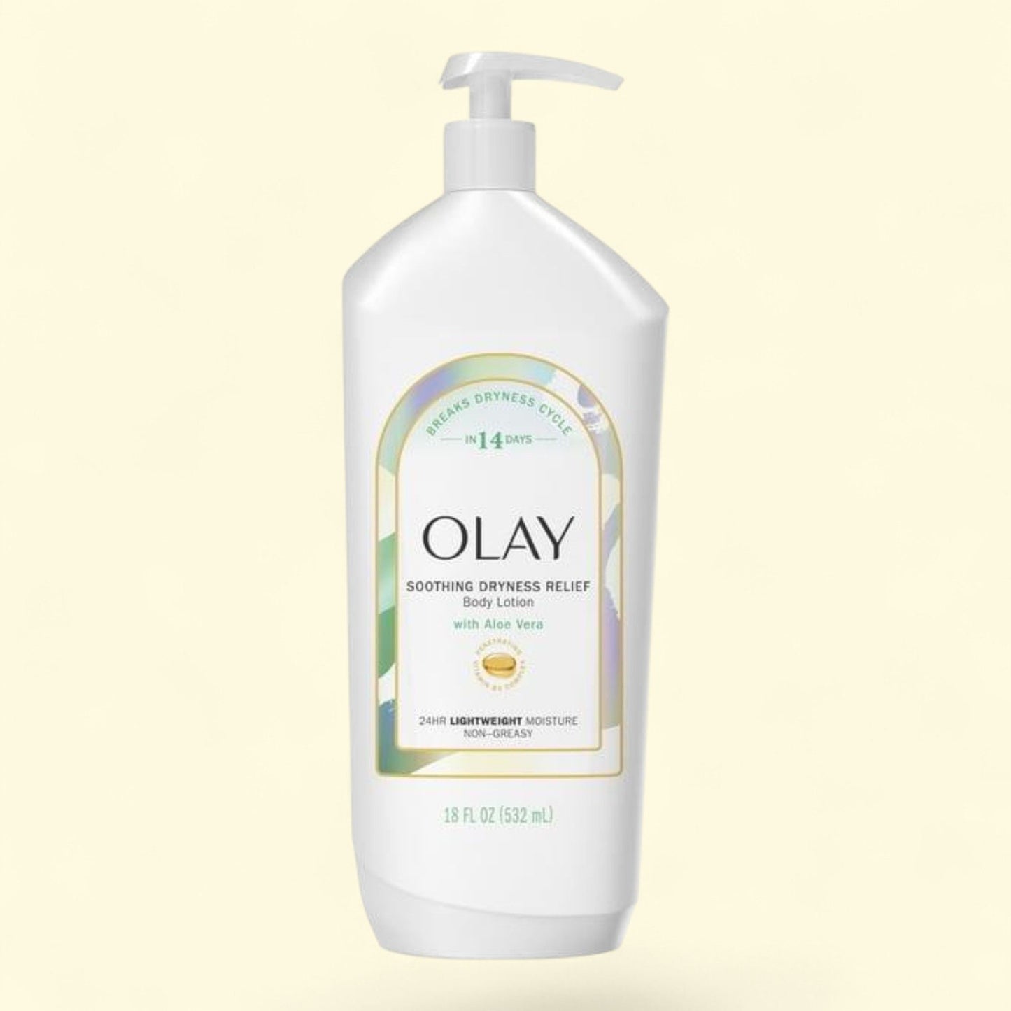 Olay Hydrating Body Lotion with Aloe Vera, 18 fl oz