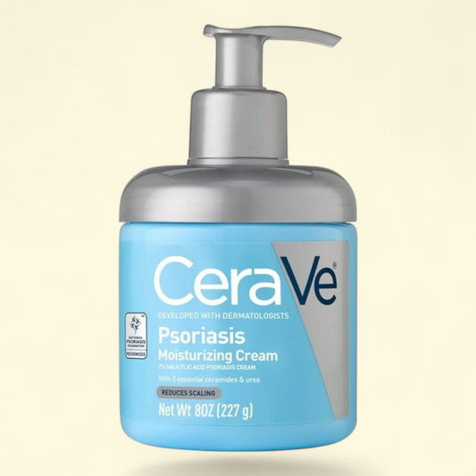 CeraVe Psoriasis Moisturizing Cream & Body Lotion, 8 oz