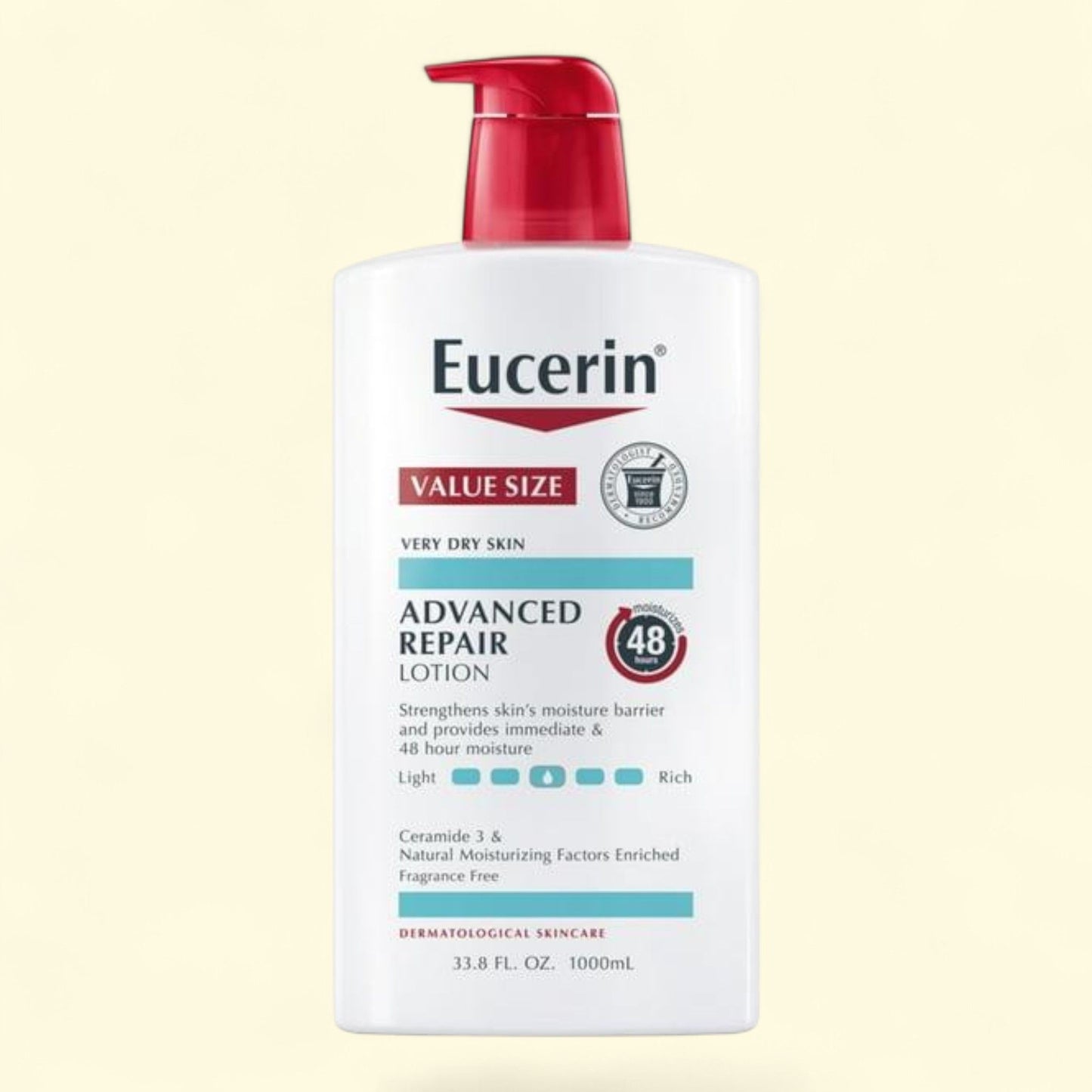 Eucerin Advanced Repair Body Lotion, 33.8 fl oz