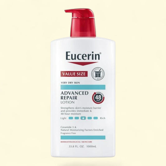 Eucerin Advanced Repair Body Lotion, 33.8 fl oz