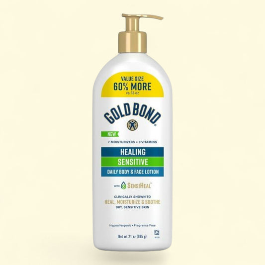 Gold Bond Healing Sensitive Skin Hand and Body Lotion & Cream, 21 oz