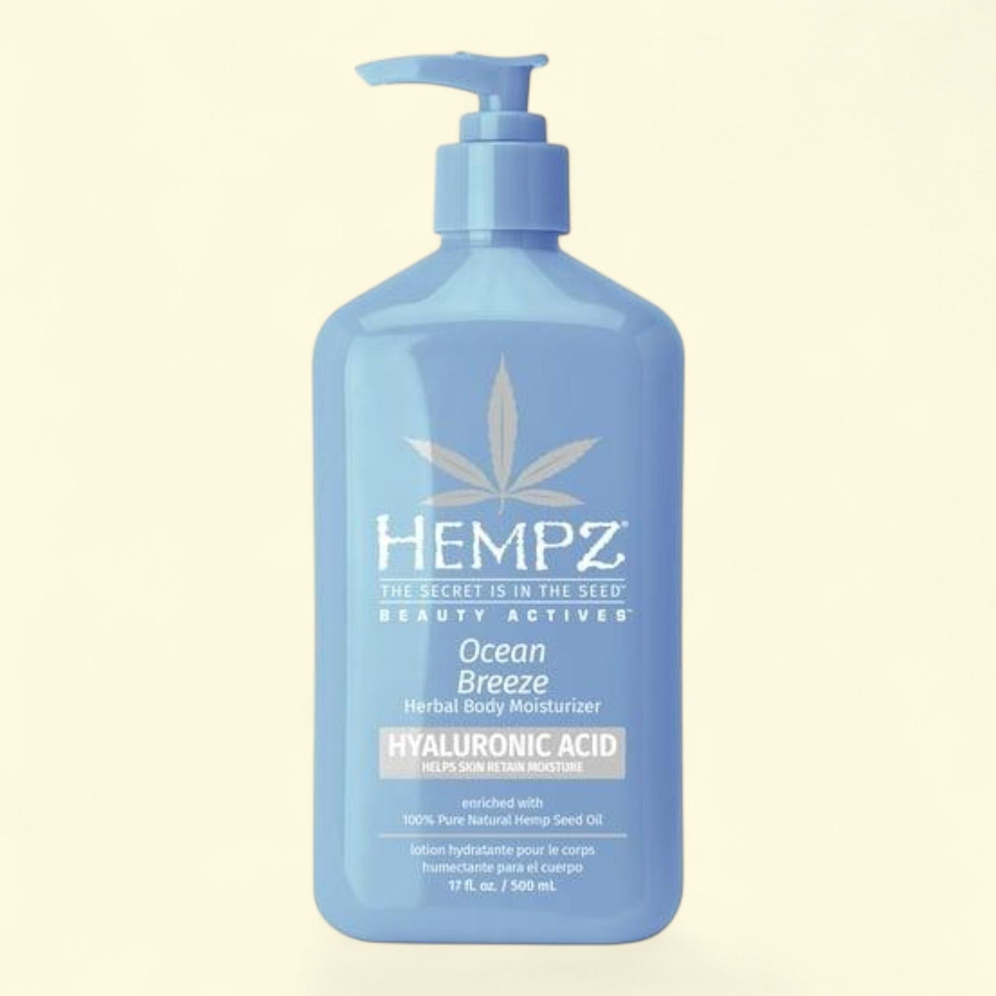 Hempz Ocean Breeze Herbal Daily Moisturizing Body Lotion, 17 fl oz
