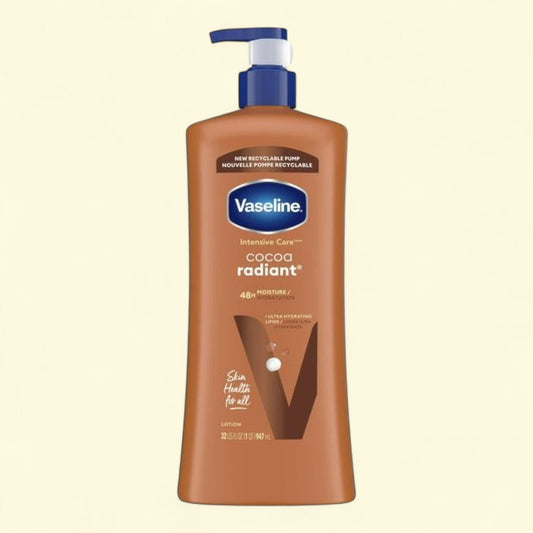 Vaseline Intensive Care Body Lotion Cocoa Radiant, 32 oz