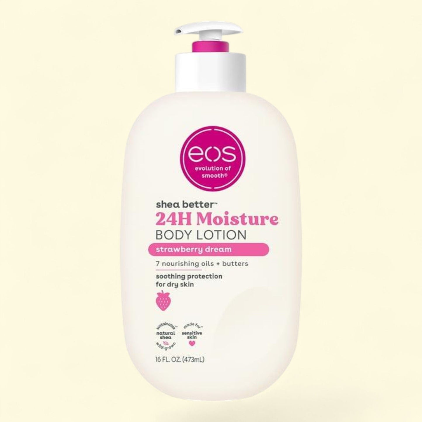 eos Shea Better Body Lotion, Strawberry Dream, 16 fl oz