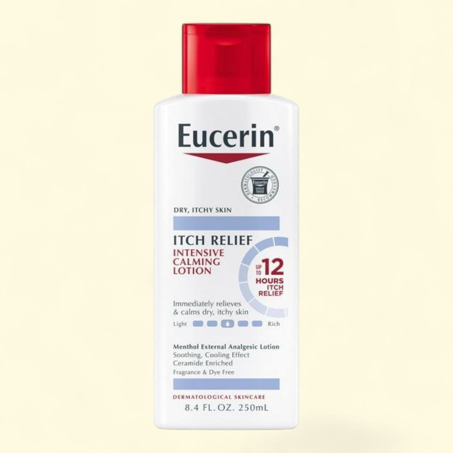 Eucerin Itch Relief Intensive Calming Body Lotion, 8.4 fl oz