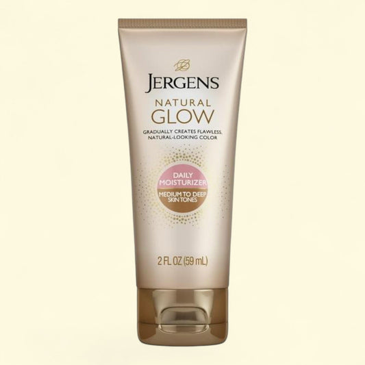 Jergens Natural Glow Daily Moisturizer Medium To Tan, 2 Oz