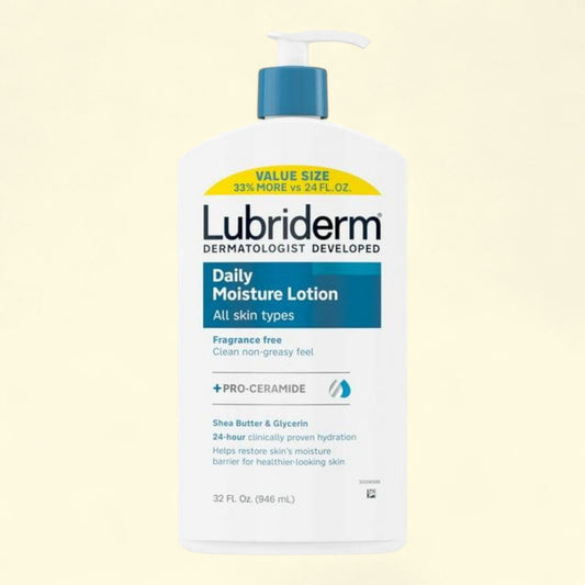 Lubriderm Daily Moisture Body Lotion + Pro-Ceramide, 32 fl. oz.