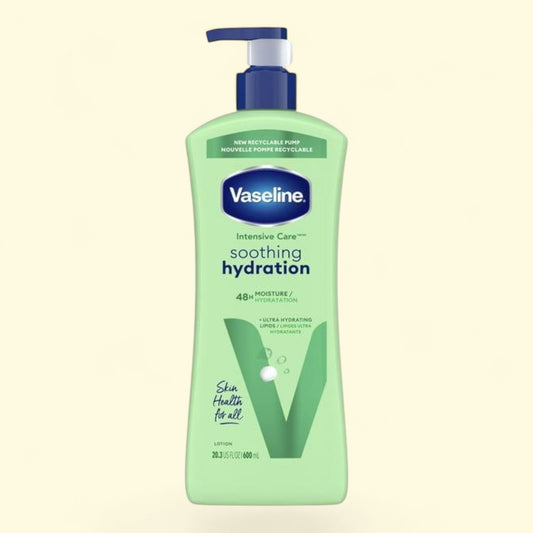 Vaseline Intensive Care Body Lotion, Soothing Hydration, 20.3 oz