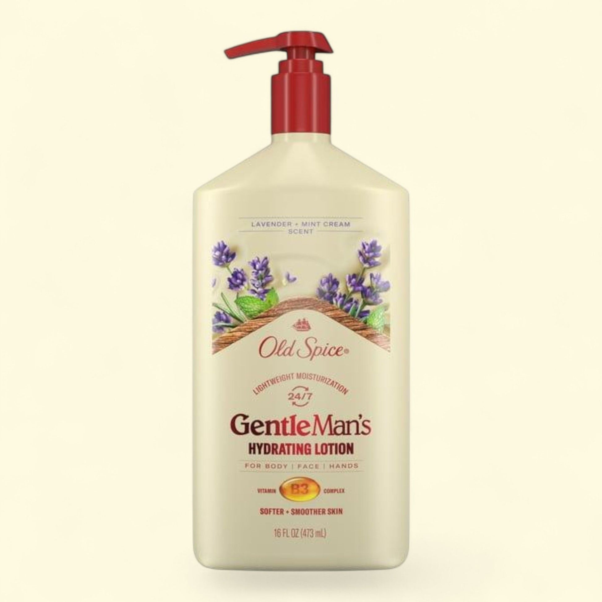 Old Spice Hand, Face and Body Lotion, Lavender and Mint Scent, 16oz — authentic US product shipped worldwide by Treatspree