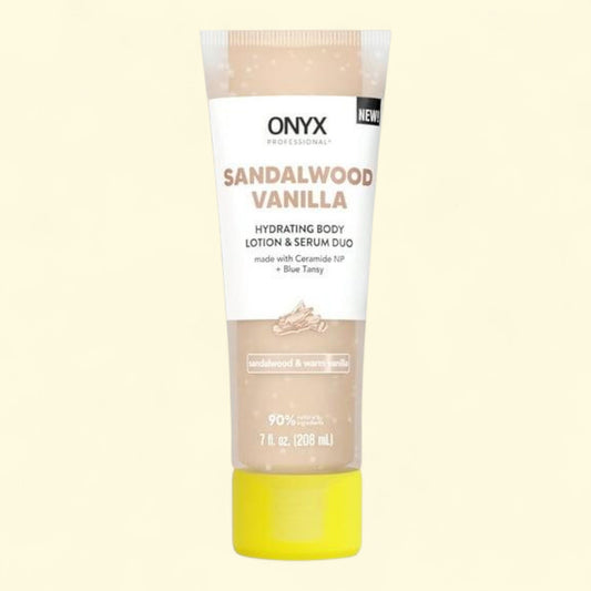ONYX Professional Hydrating Body Lotion & Serum Duo, Sandalwood Vanilla,  fl oz.
