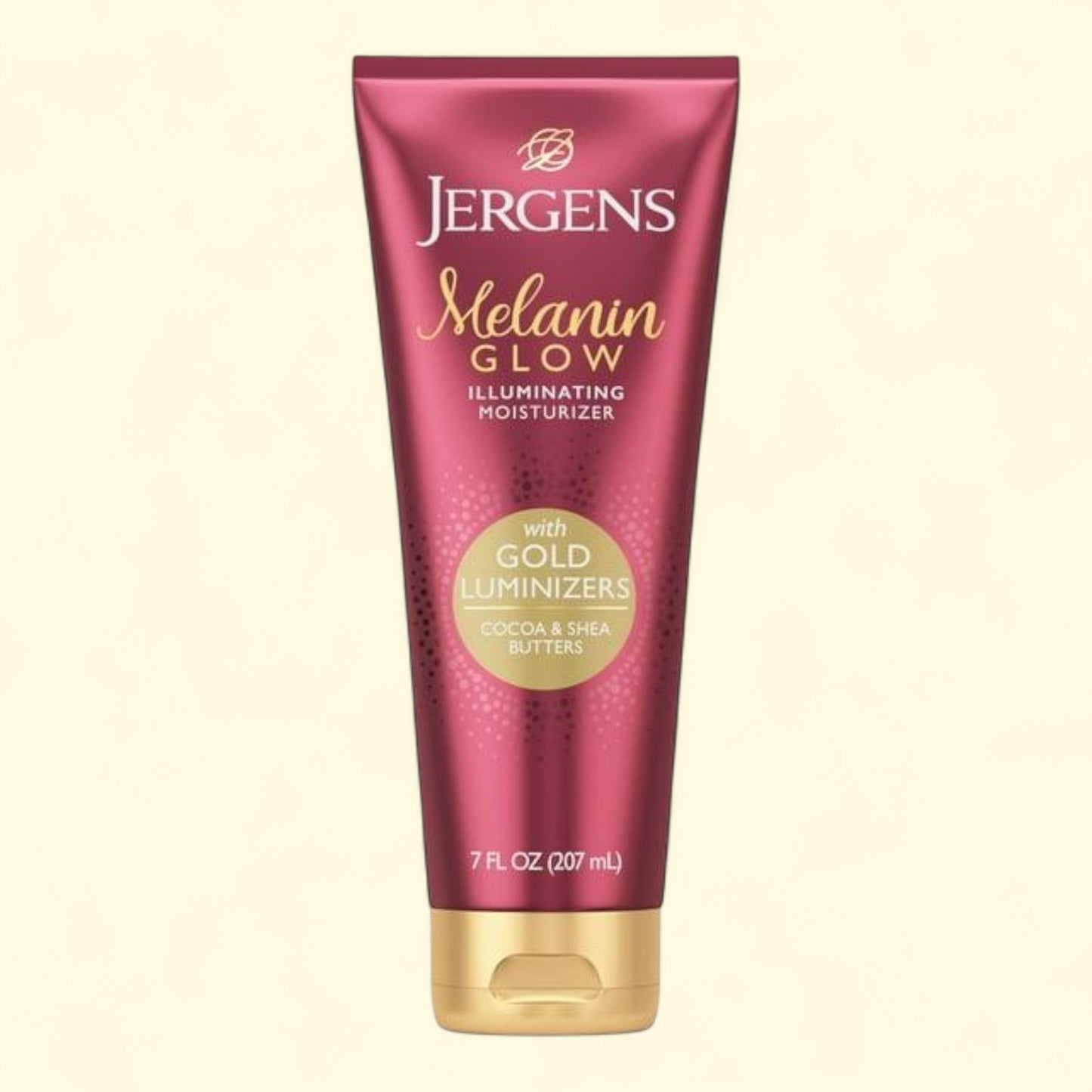 Jergens Hand and Body Lotion, Melanin Glow Illuminating Moisturizer, 7 Oz