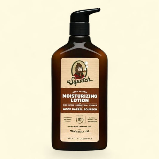 Dr. Squatch Wood Barrel Bourbon Hand and Body Lotion, 10 fl oz.