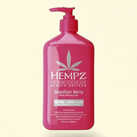 Hempz Lotion Brazilian Berry Skin Firming Herbal Body Moisturizer, 17 fl oz