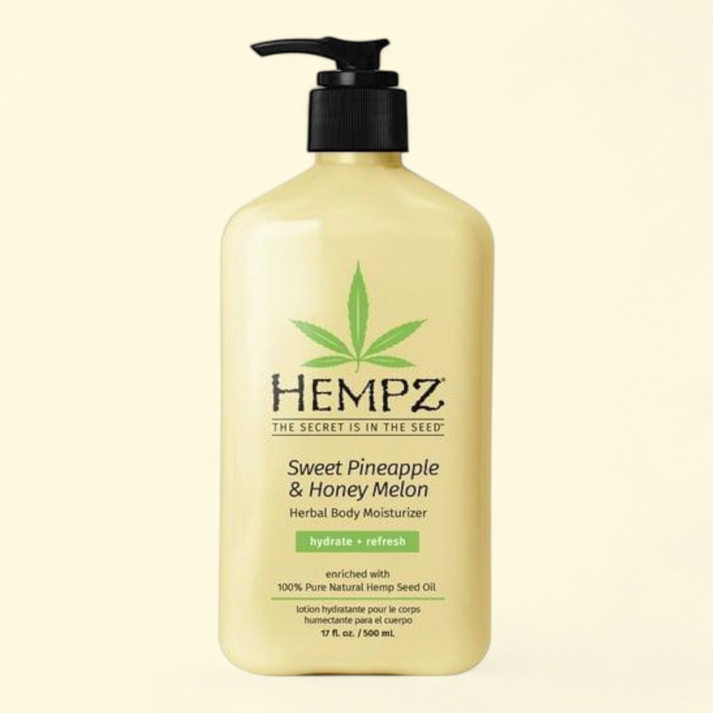 Hempz Herbal Body Lotion, Sweet Pineapple & Honey Melon, 17 fl oz