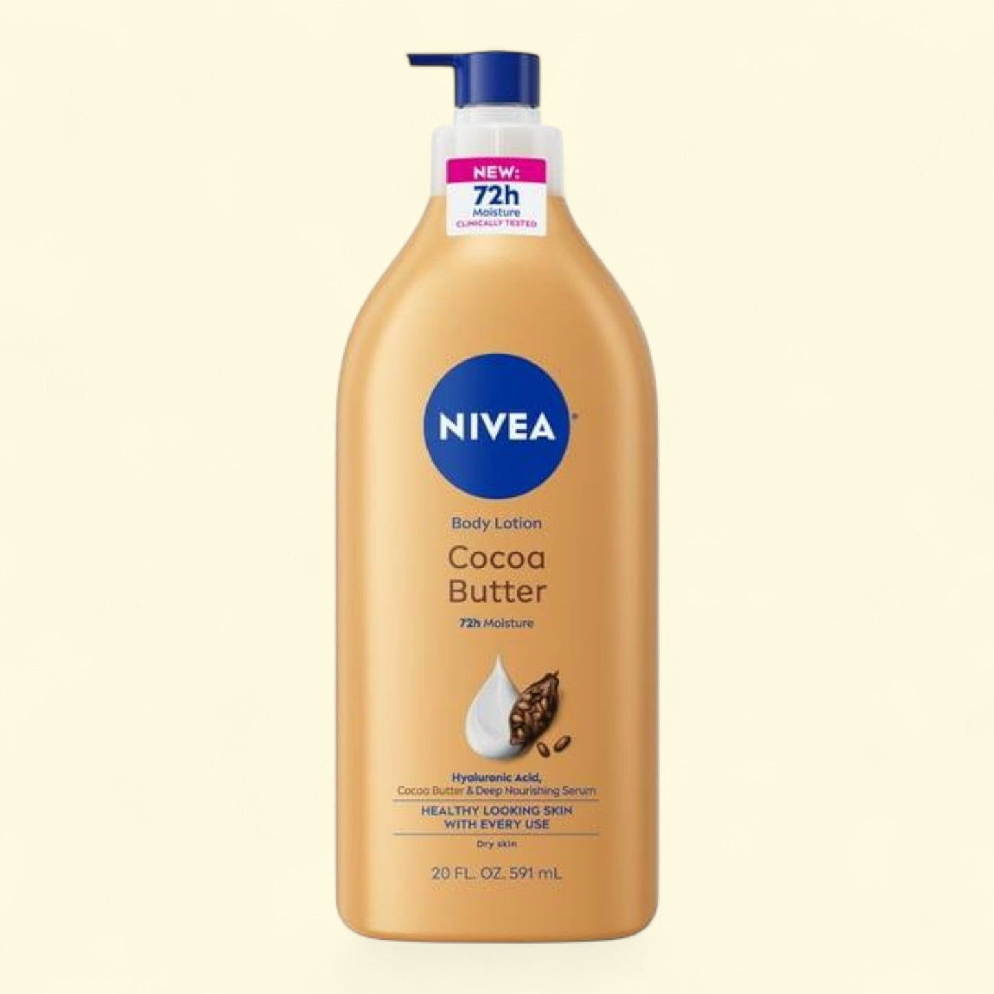 NIVEA Cocoa Butter Body Lotion, 20 fl oz