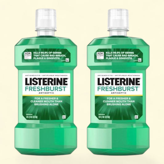 Listerine Freshburst Antiseptic Mouthwash, Spearmint, 2 L