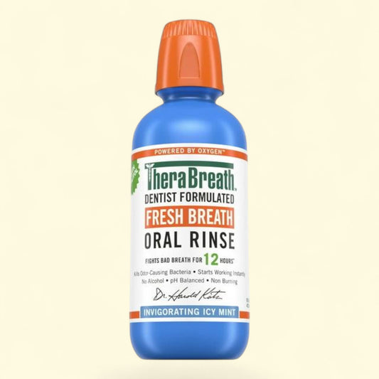 TheraBreath Mouthwash, Icy Mint, 16 fl oz