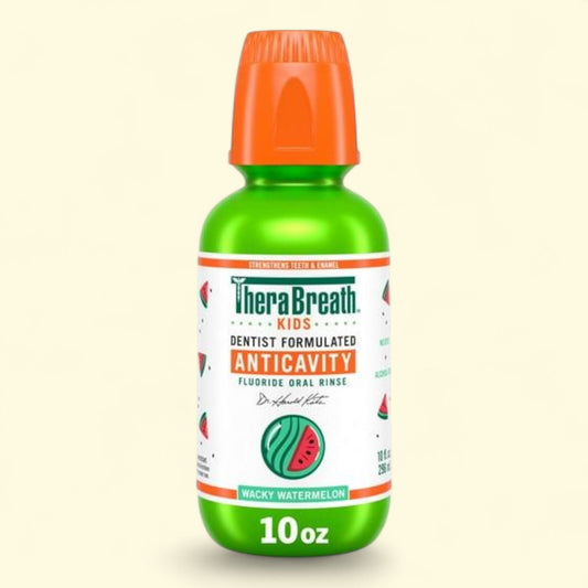 TheraBreath Kids Mouthwash, Organic Wacky Watermelon, 10 fl oz