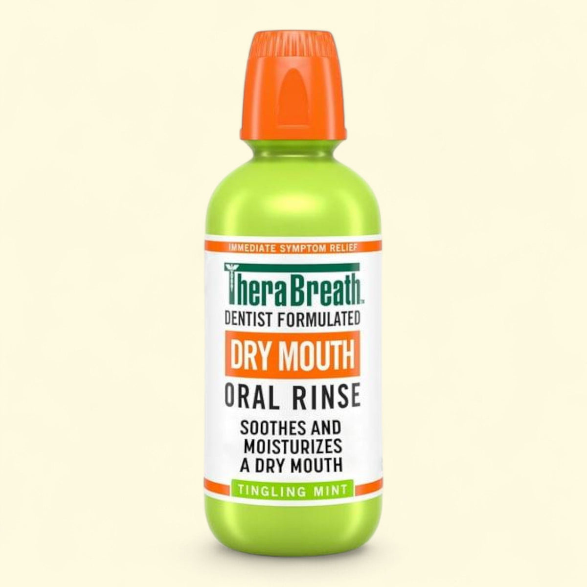 TheraBreath Dry Mouth Oral Rinse, Tingling Mint, 16 fl oz — authentic US product shipped worldwide by Treatspree