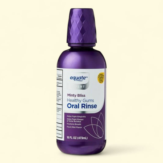 Equate Healthy Gums Alcohol-Free Oral Rinse, 16 fl oz
