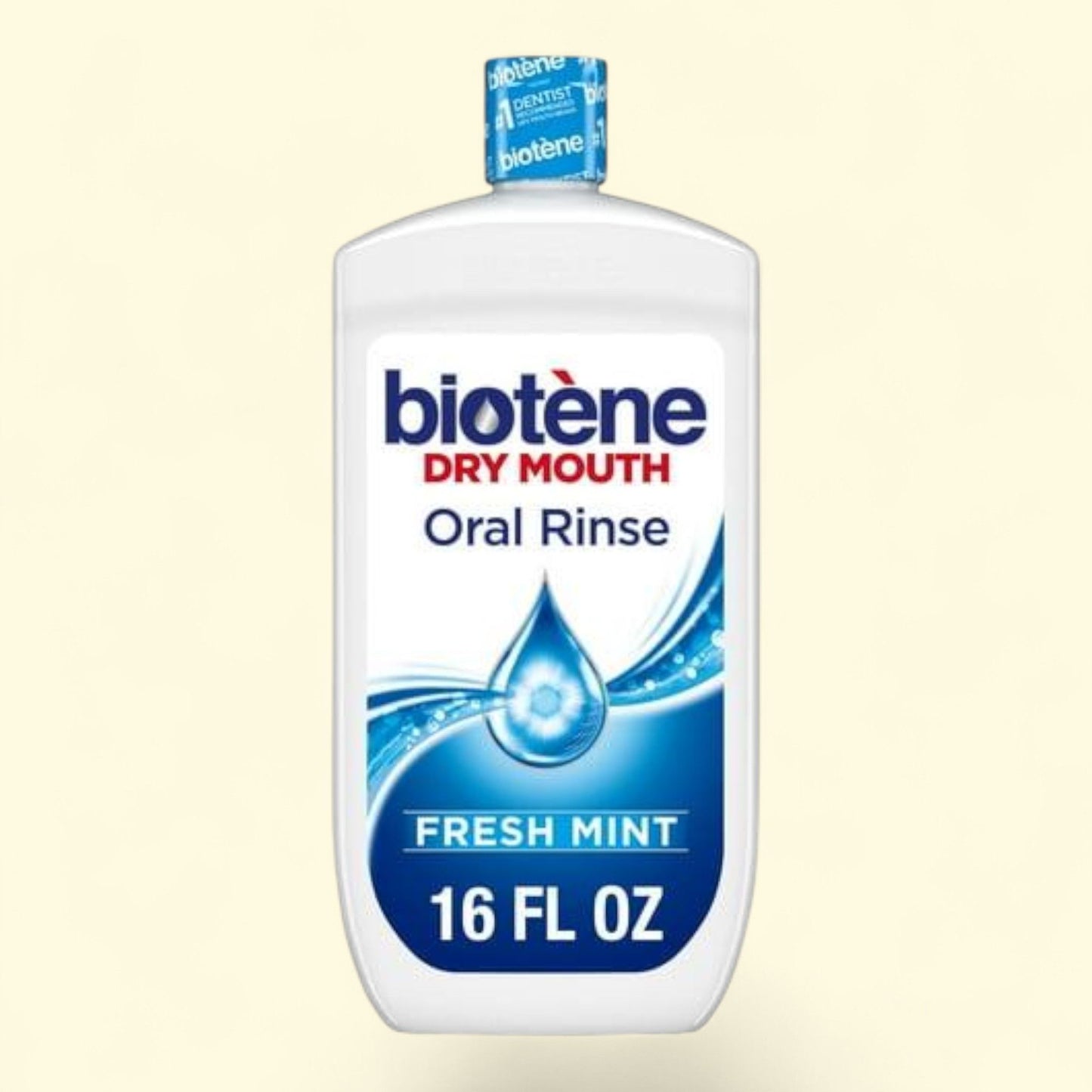 Biotene Oral Rinse Moisturizing Mouthwash, Mint, 16oz