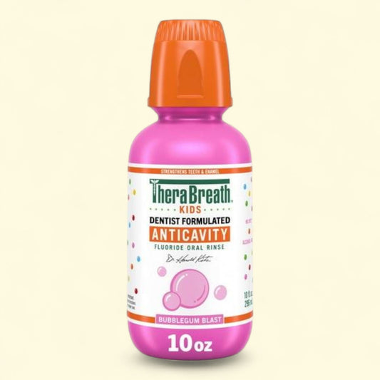 TheraBreath Kids Anticavity Fluoride Oral Rinse, 10 fl oz