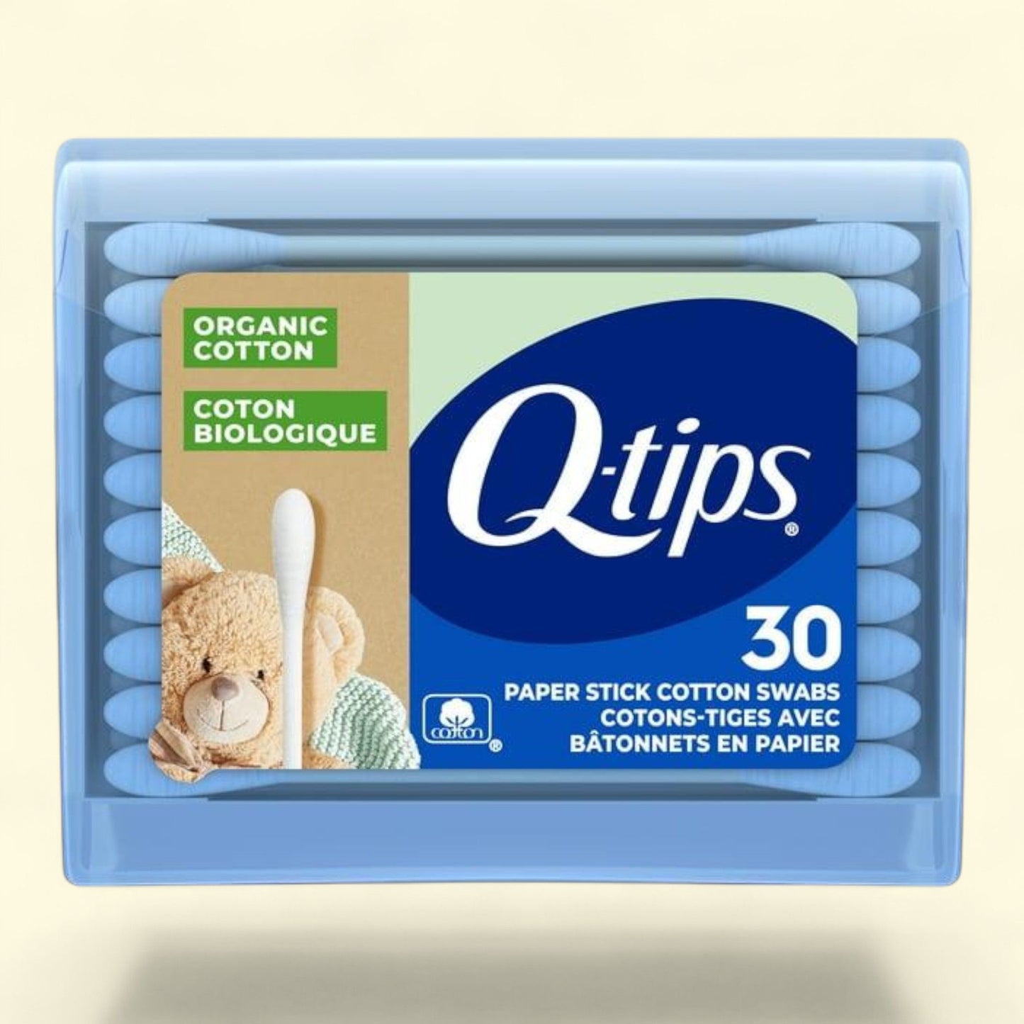 Q-tips Organic Cotton Swabs, 30 Count