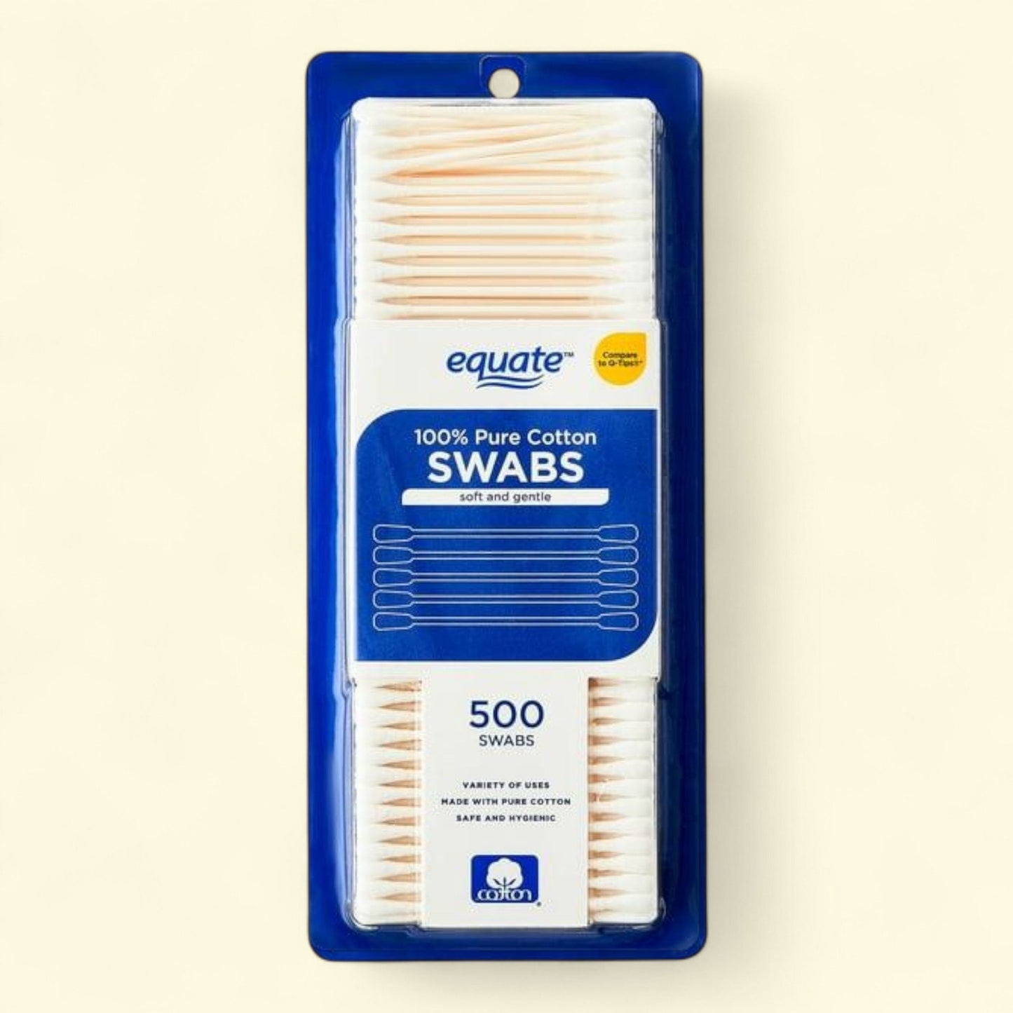 Equate Cotton Swabs, 500 Count
