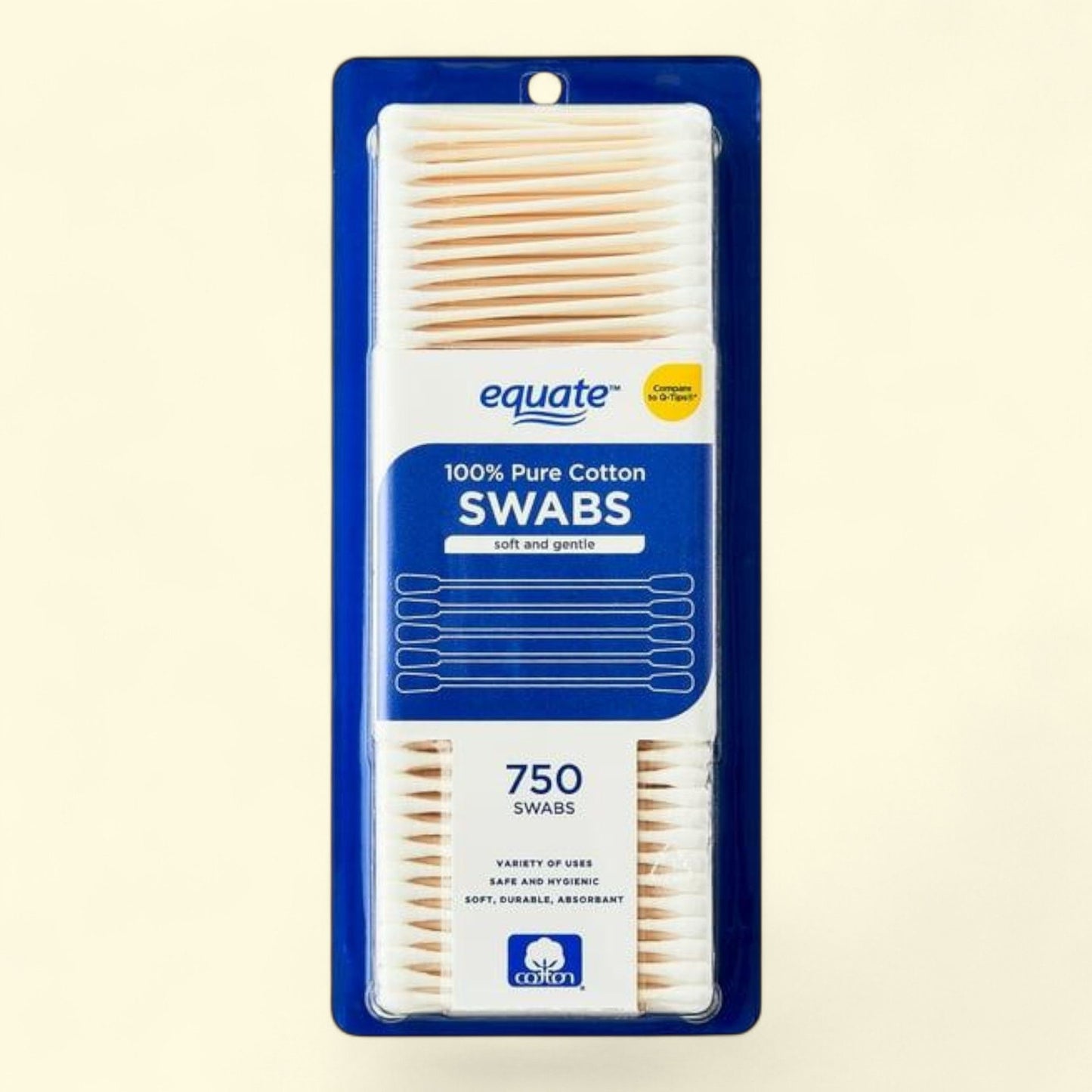 Equate Cotton Swabs, 750 Count